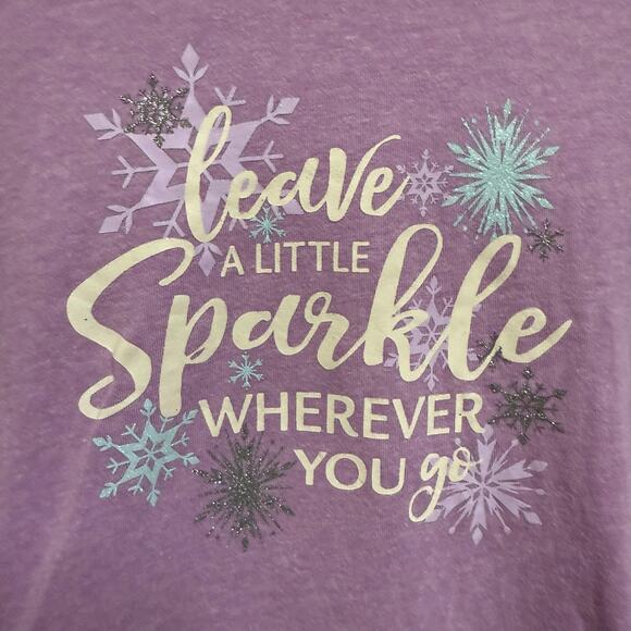 Disney Frozen II Sparkly Dress Anna Elsa Olaf Size 7/8 - Picture 5 of 9